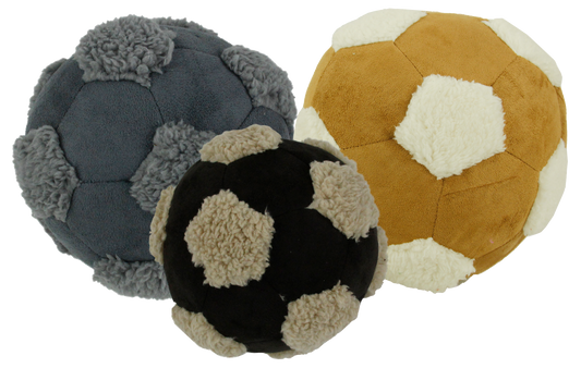 AFP Lambswool Kuschelfußball L – Weiches Faux Fleece Mit Quietscher