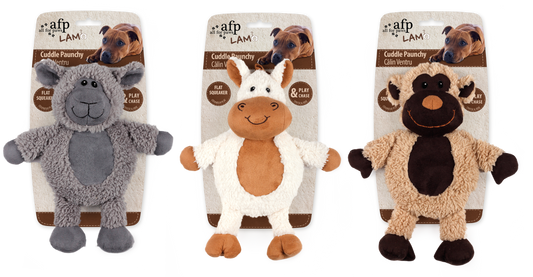 AFP Cuddle Paunchy – Weiches Faux Fleece mit Quietscher