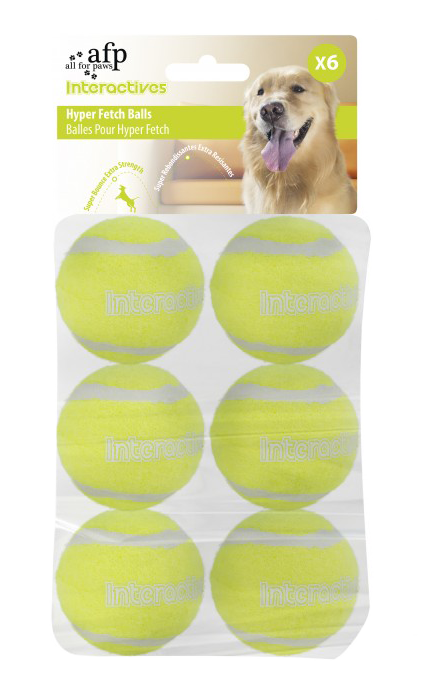 AFP Interactives Hyper Fetch Super Bounce Tennisbälle – Ideal Für Apportierspiele