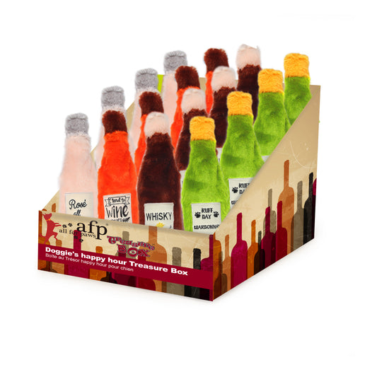 AFP Treasure Box Doggie's Happy Hour – Lustige Plüschtiere Mit Quietscher