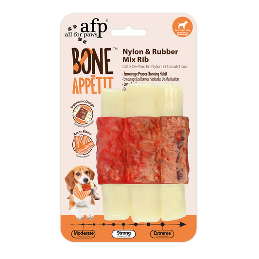 AFP Bone Appetit – Nylon und Gummi Mix Rib mit Speckgeschmack