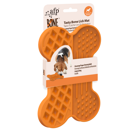 AFP Bone Appetit Tasty Bone Lick Mat L – Interaktive Fütterung für Hunde