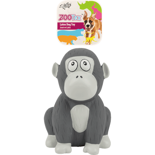 AFP ZooTex Gorilla Jack – Robustes Und Langlebiges Hundespielzeug Mit Quietscher