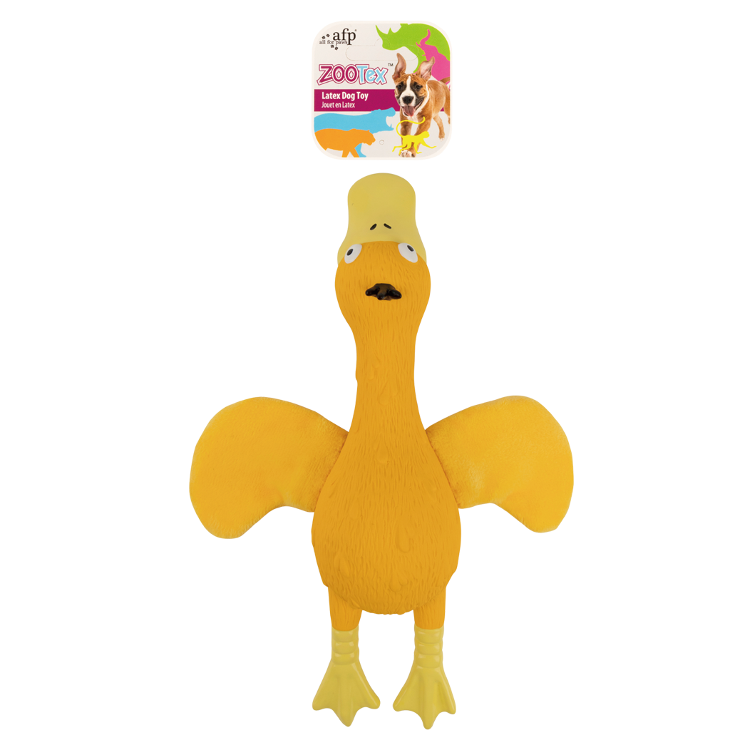 AFP Soft Wing Ente Gelb – Robustes Latexspielzeug Mit Quietsche Und Knistern