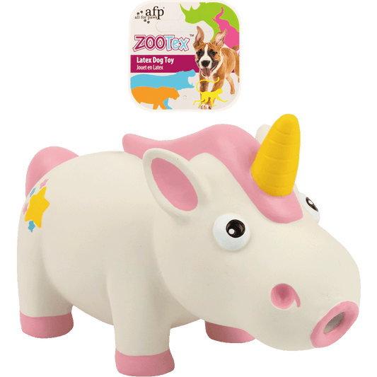 AFP ZooTex Penelope Der Einhorn - Robustes Und Langlebiges Hundespielzeug