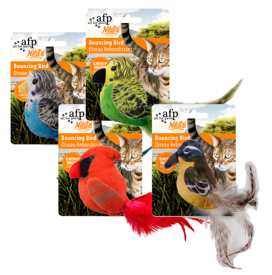 AFP Bouncing Bird – Naturbelassene Katzen-Spielzeuge Mit Catnip