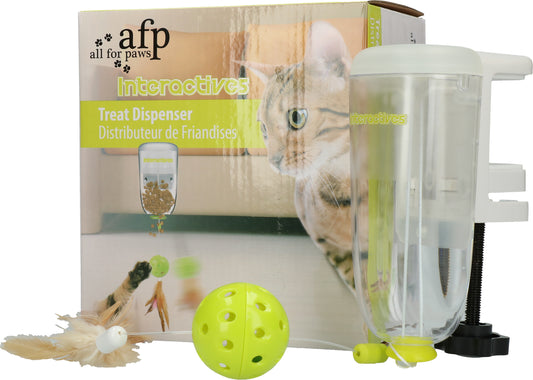 AFP Interactives Treat Dispenser – Herausforderndes Belohnungsspielzeug für Katzen