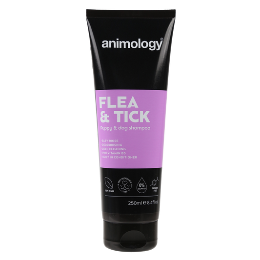 Animology Floh- und Zeckenhundeshampoo 250 ml – Pflegt und Schützt mit Teebaumöl