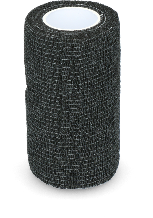 Animal Profi Bandage 10 cm Schwarz – Selbstklebend und Elastisch