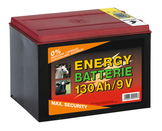 Trockenbatterie 9V/55 Ah (H11,5 x L16,5 x B11,2 cm) 130 Ah