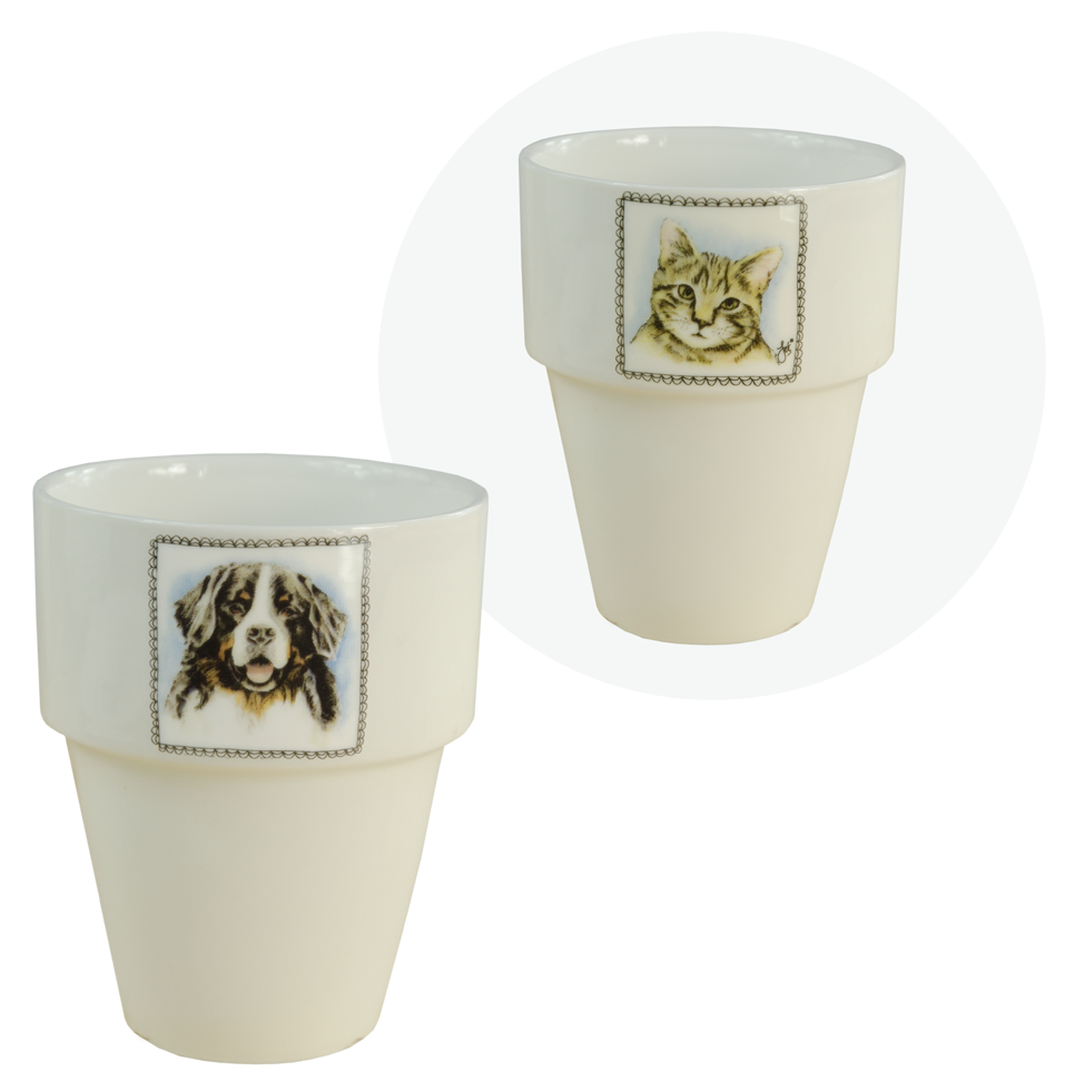 HofundZoo Milchbecher Hund Katze – Einzigartiges Design für Tierliebhaber
