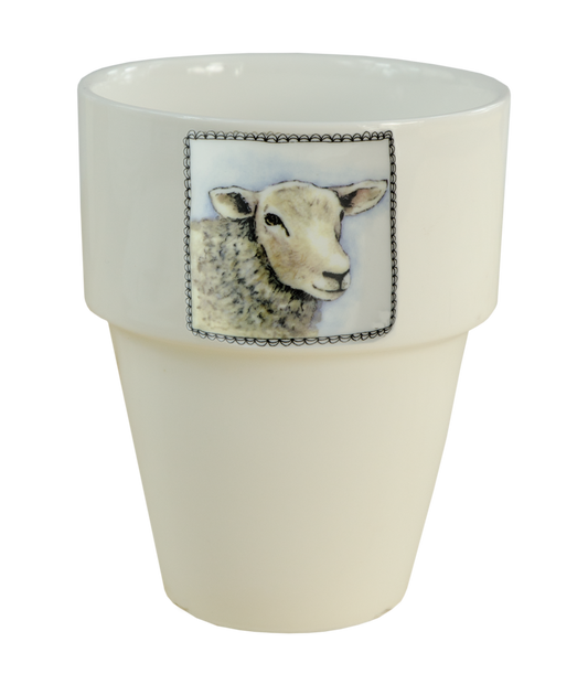 HofundZoo Milchbecher Schaf – Einzigartiges Design für Milchliebhaber