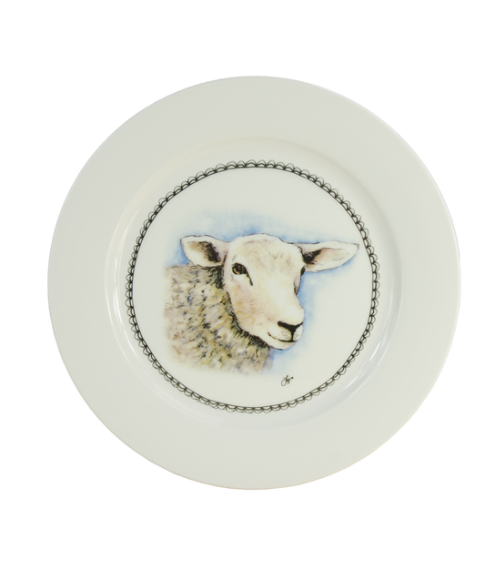 HofundZoo Frühstücksteller Schaf – Einzigartiges Design für Frühstücksgenießer