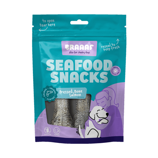 Braaaf Seafood Fischknochen – 100 Prozent Fisch für Allergiker