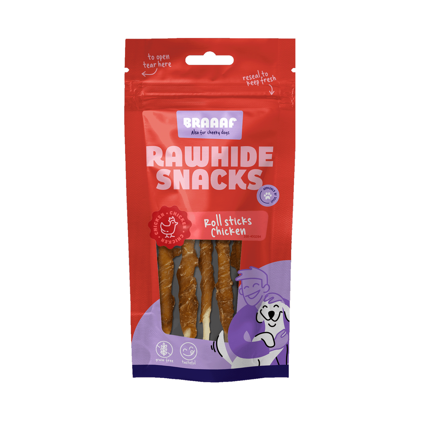 Braaaf Kauknochen Huhn – Hochwertige Kausnacks Für Gesunde Mundhygiene
