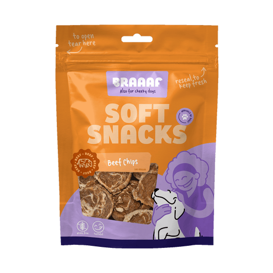 Braaaf Soft Snack Chips – Getreidefreier Snack Für Empfindliche Hunde