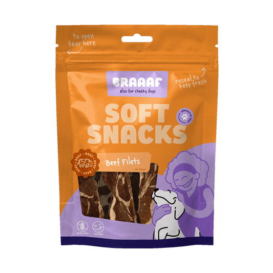 Braaaf Soft Snack Filet – Getreidefrei und Weich für Empfindliche Hunde