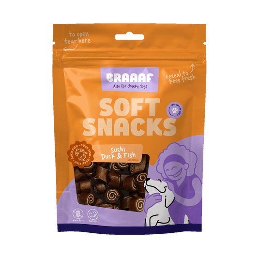 Braaaf Soft Snack Sushi – Getreidefreier Leckerbissen Für Empfindliche Hunde