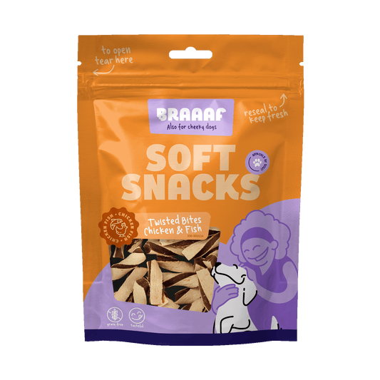 Braaaf Soft Snack Gedrehte Bites – Getreidefrei Für Empfindliche Mägen