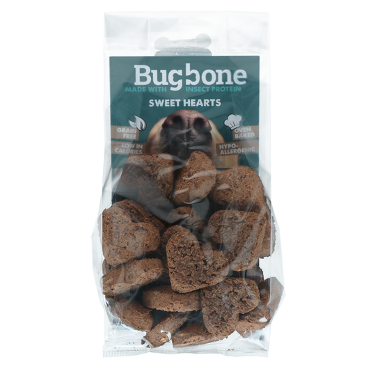 BUGBONE Sweethearts – Hochwertiger Insektenprotein Hundesnack