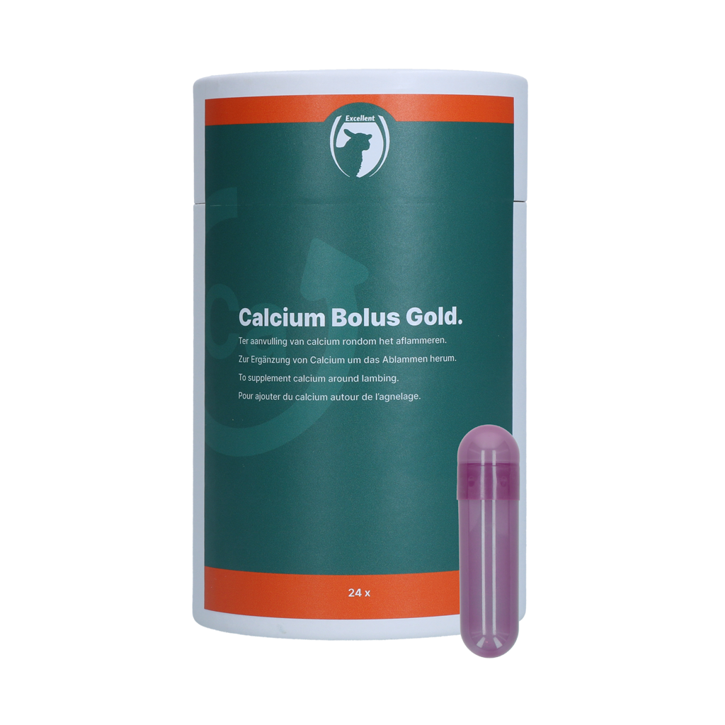 Excellent Sheep Calcium Bolus Gold 24 Stück – Effektive Kalziumergänzung für Schafe und Ziegen