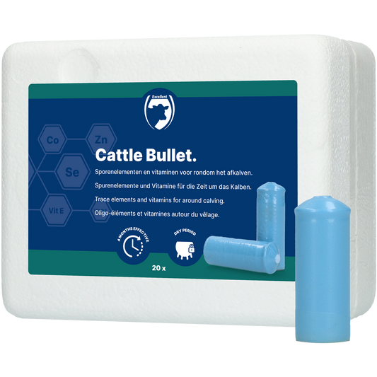 Excellent Cattle Bullet 20 St – Speziell Entwickeltes Ergänzungsfuttermittel für Rinder