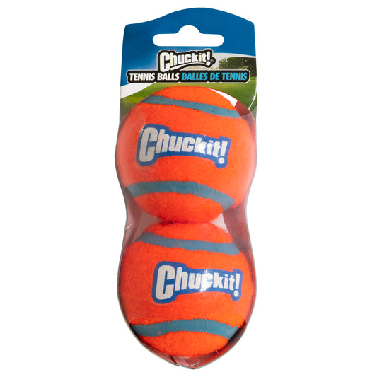 Chuckit! Tennisball S (2er-Pack) – Langlebiger Naturkautschuk für Hohe Sprungkraft