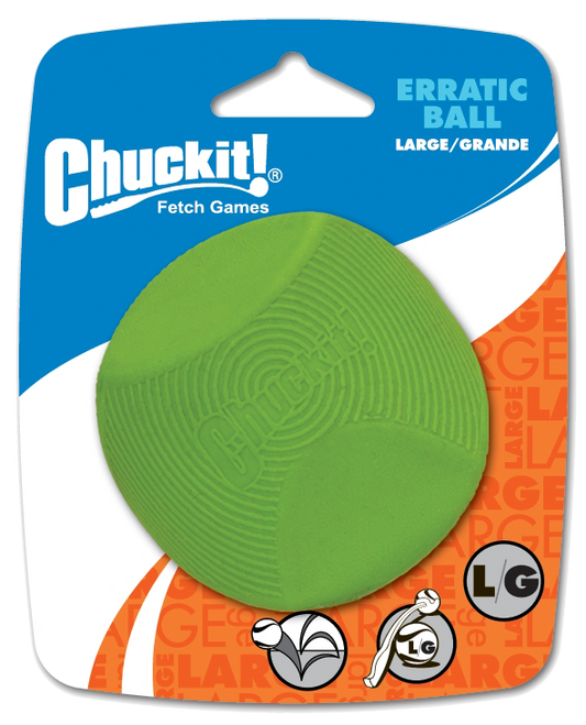 Chuckit Erratic Ball L – Unberechenbares Spielvergnügen