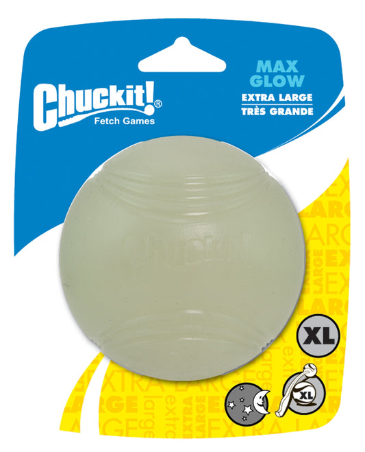 Chuckit Max Glow XL – Leuchtender Apportierball für Dunkelheit