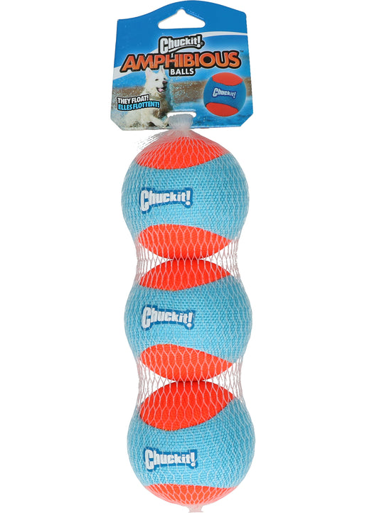 Chuckit! Amphibious Fetch Balls 3-Pack – Leicht Und Wasserdicht