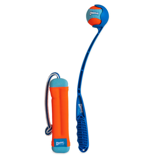 Chuckit! Amphibische Apportierspielzeuge – Schwimmend und Sichtbar im Wasser