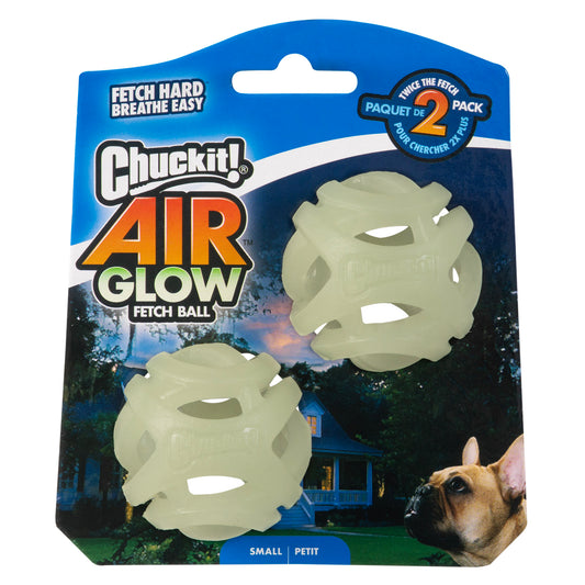 Chuckit Air Glow Fetch Ball S – Leuchtet Im Dunkeln Für Längeren Spaß