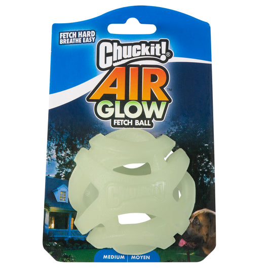 Chuckit Air Glow Fetch Ball M – Leuchtet Im Dunkeln Für Endlosen Spielspaß