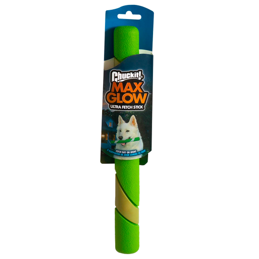 Chuckit Max Glow Ultra Fetch Stick – Leuchtet Im Dunkeln Für Interaktive Spiele