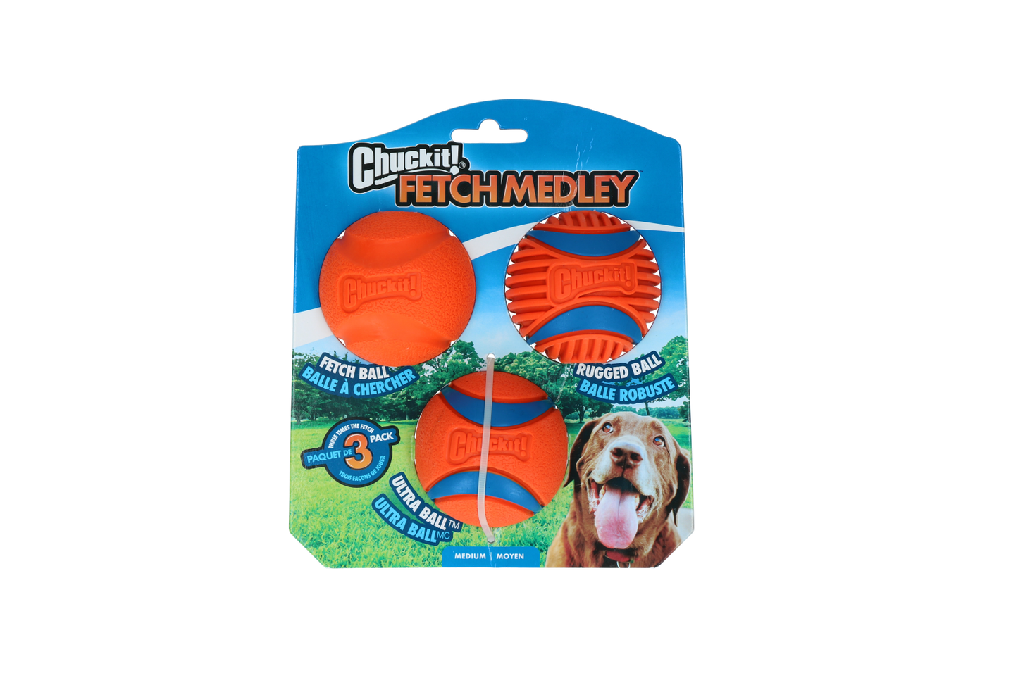 Chuckit Fetch Medley Gen 3 – Ultimative Apportier Bälle für Stundenlangen Spaß