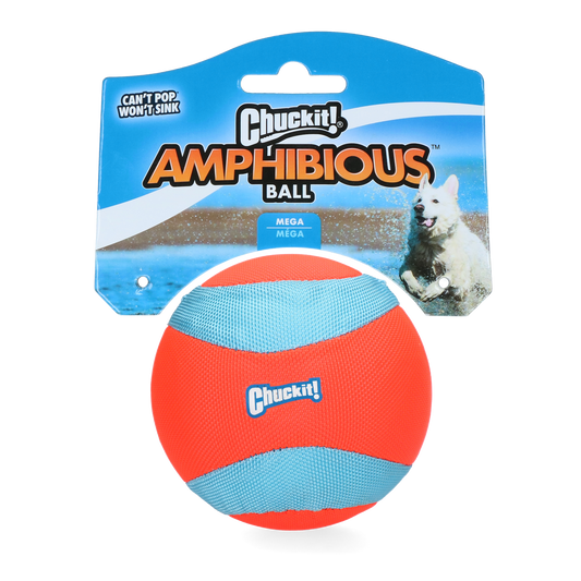 Chuckit! Amphibious Mega Ball – Wasserdichter Apportierball für Hunde