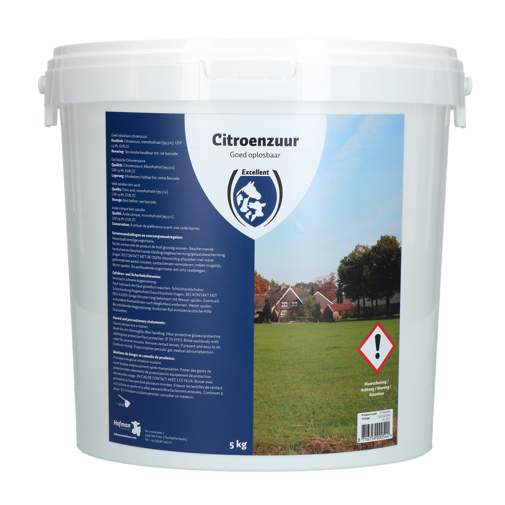 Excellent Zitronensäure 99,5 Prozent 5 kg – Vielseitige Anwendung für Reinigung und Säuerung