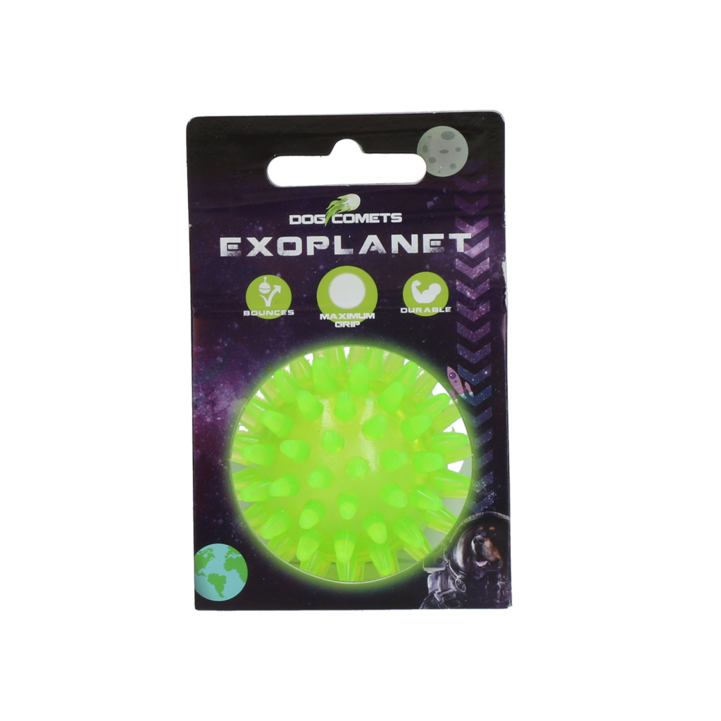 Dog Comets Exoplanet Igelball S Grün – Robuster Spielspaß Mit Zahnreinigung