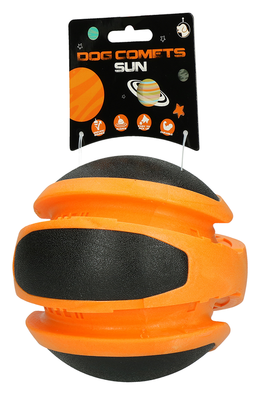 Dog Comets Planeten Orange – Perfekter Sprungball für Hunde
