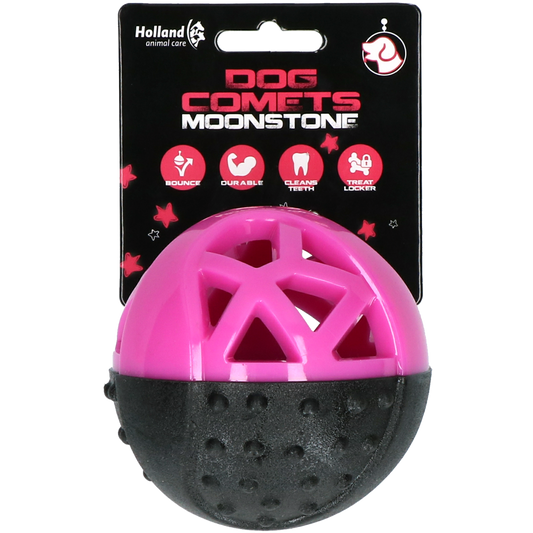 Dog Comets Moonstone Leckerball Rosa – Fördert Geistige und Körperliche Aktivität