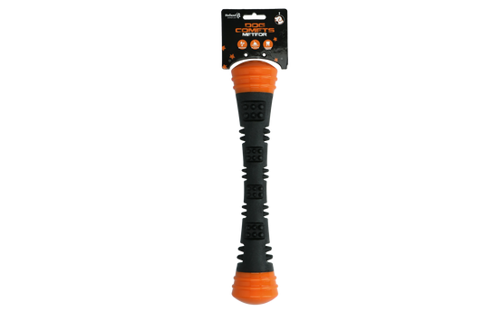 Dog Comets Meteor Wurfstock Orange L – Haltbares Gummi Mit Quietscher
