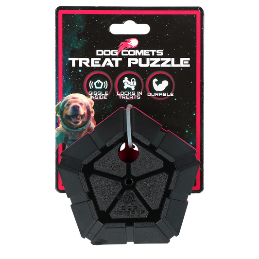 Dog Comets Treat Puzzle Rosa – Interaktives Futterspielzeug für Hunde