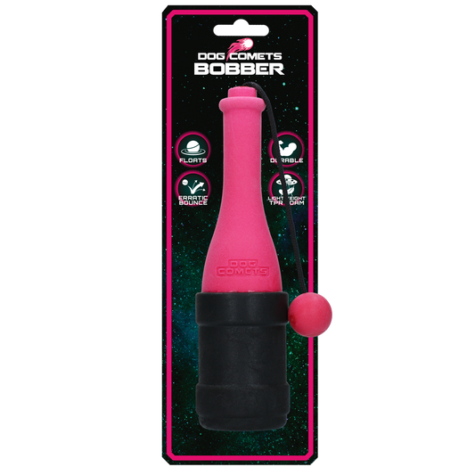Dog Comets Bobber Rosa – Innovatives Wasserapportierspielzeug aus TPR