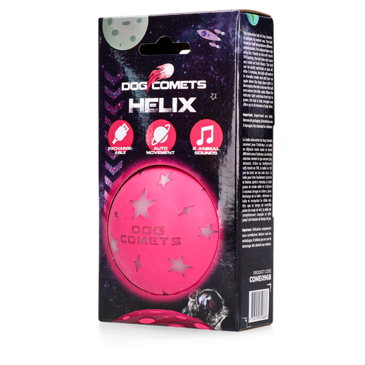 Dog Comets Helix Rosa – Interaktiver Spielball Mit Tiergeräuschen
