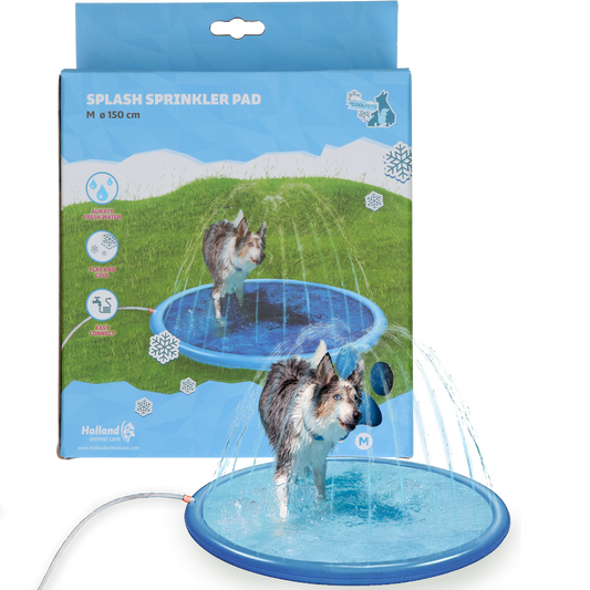 Coolpets Splash Sprinkler Pad M 150 cm – Optimale Abkühlung Für Hunde