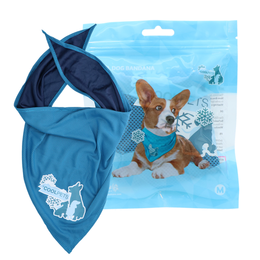 CoolPets Kühlendes Halstuch M – Sofortige Kühlung Für Hunde