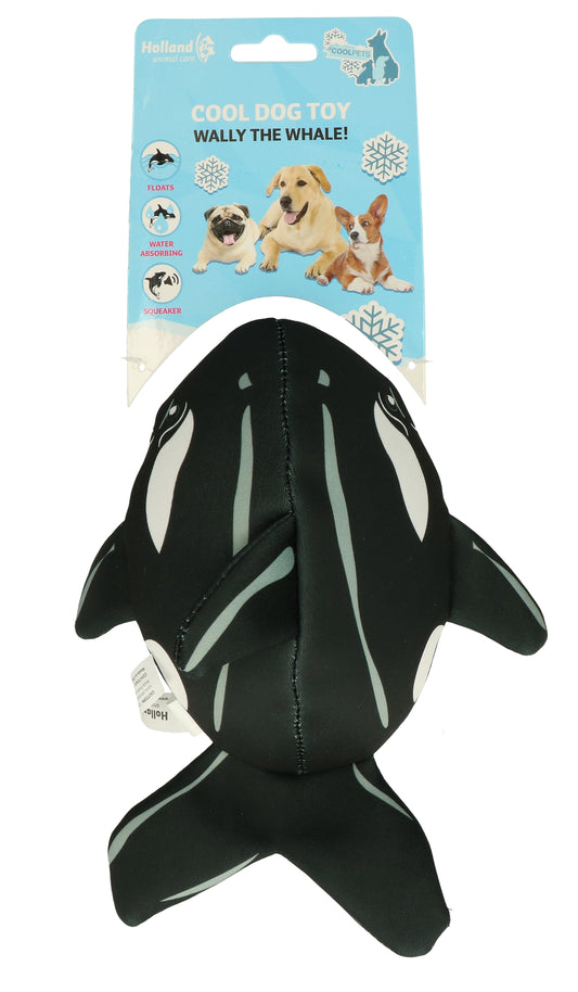 CoolPets Toy Wally Der Wal – Perfektes Wasserspielzeug Mit Quietscher