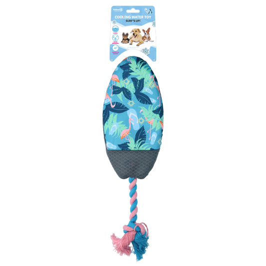 CoolPets Surf's Up Flamingo – Schwimmendes Hundespielzeug für Endlosen Wasserspaß