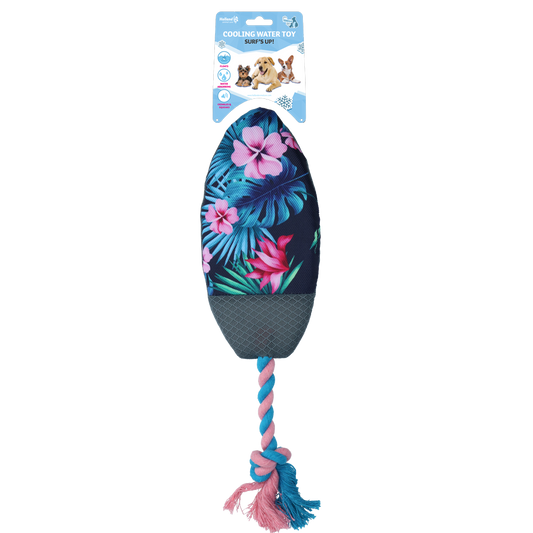 CoolPets Surf's Up Flower – Schwimmendes Surfbrett Für Hunde
