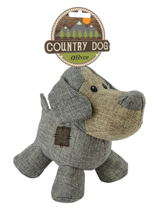 Country Dog Original Oliver – Langlebiges Kuscheltier aus Leinenstoff